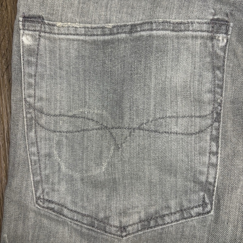 Polo Ralph Lauren Jeans Mens 36 32 Grey Varick Slim Straight Fit Button Fly - Picture 15 of 15